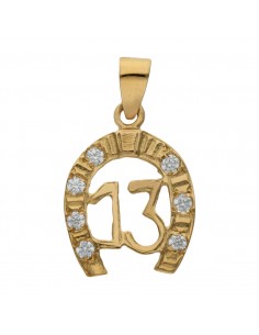 COLGANTE ORO 18KL HERRADURA...