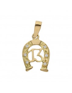COLGANTE ORO 18KL HERRADURA...
