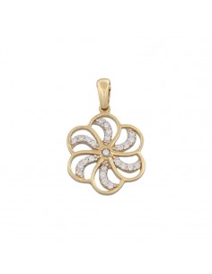COLGANTE ORO DE 18KL FLOR...