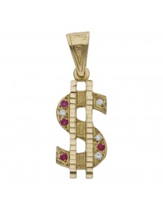 COLGANTE DOLAR ORO 18KL DE...