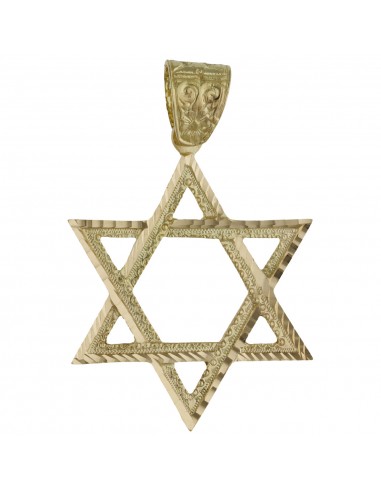ESTRELLA DE DAVID ORO DE 18KL - 39X49MM