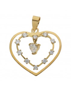 COLGANTE ORO 18KL CORAZON...