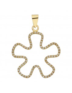 COLGANTE ORO 18KL FLOR...