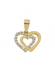 COLGANTE ORO 18KL CORAZONES...