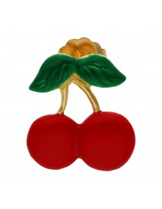 PIN DE CEREZAS ORO 18KL...