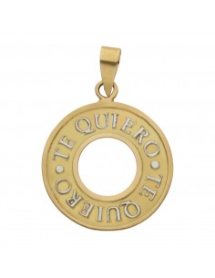 COLGANTE ORO 18KL CIRCULAR...