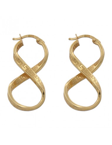 AROS ORO 18KL CON GRECA - 20X40MM