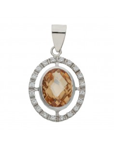 COLGANTE ORO BLANCO 18KL