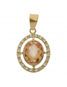 COLGANTE ORO 18KL CIRCONITAS