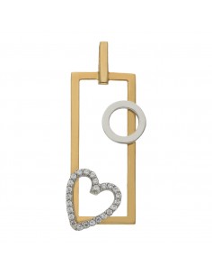 COLGANTE ORO 18KL CORAZON +...