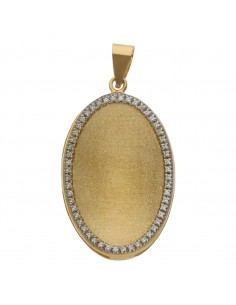 COLGANTE ORO 18KL OVAL...