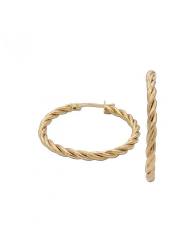 AROS RIZADOS ORO 18KL - 15MM