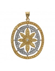 COLGANTE ORO 18KL OVAL...