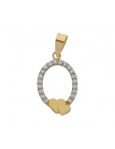 COLGANTE ORO 18KL CORAZONES...