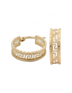 AROS GRECA ORO 18KL - 11MM