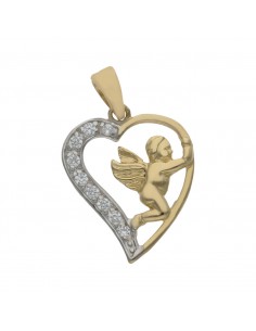 COLGANTE ORO 18KL CORAZON +...