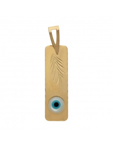 COLGANTE ORO 18KL OJO TURCO - 8X28MM