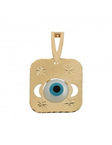 COLGANTE ORO 18KL OJO TURCO - 16X18MM