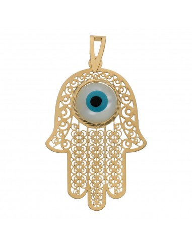 COLGANTE ORO 18KL MANO DE FATIMA +...
