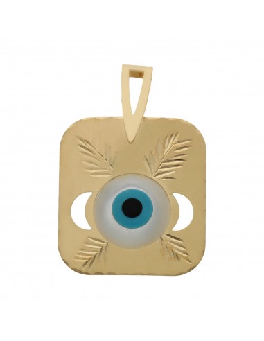 COLGANTE ORO 18KL OJO TURCO - 19X21MM