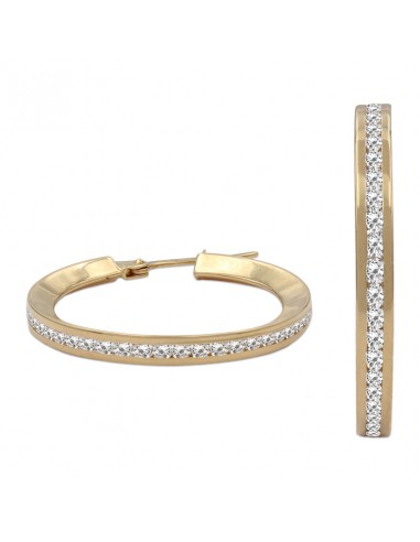 AROS ORO 18KL CIRCONITAS - 20MM
