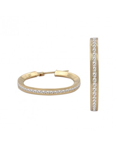 AROS ORO 18KL CIRCONITAS - 15MM