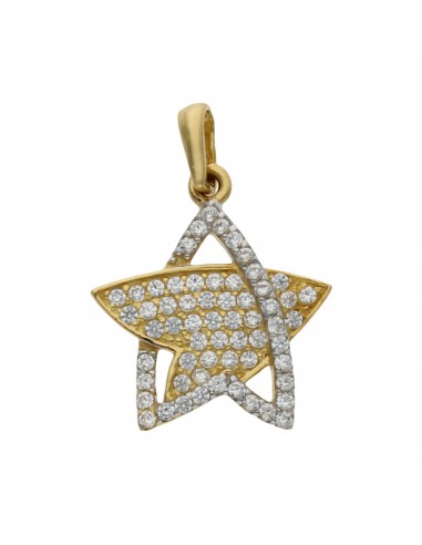 COLGANTE EN ORO DE 18KL ESTRELLA