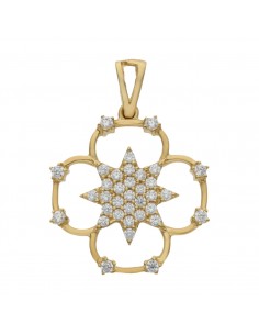 COLGANTE ORO DE 18KL FLOR...