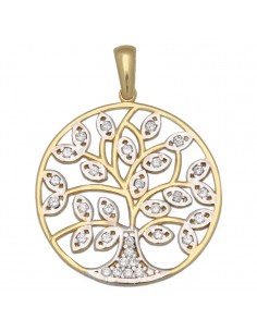 COLGANTE ORO 18KL ARBOL DE...