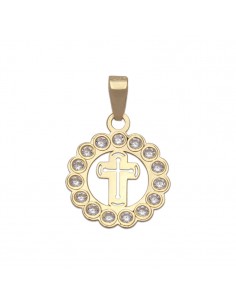 COLGANTE CRUZ ORO 18KL...