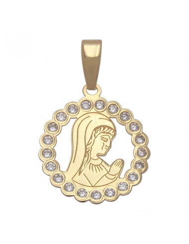 COLGANTE ORO 18KL VIRGEN NIÑA - 15MM