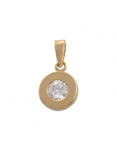COLGANTE CHATON ORO 18KL...