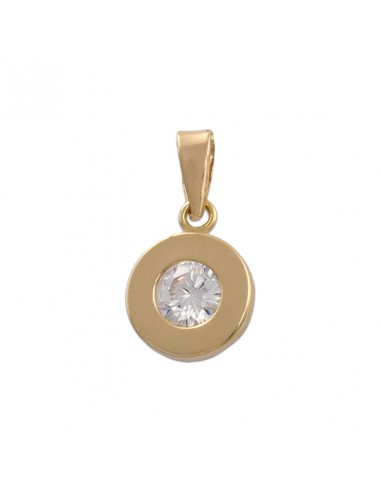 COLGANTE CHATON ORO 18KL CIRCONITA...