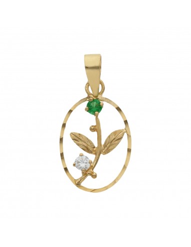 COLGANTE ORO 18KL FLOR