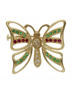 BROCHE ORO 18KL MARIPOSA -...