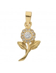 COLGANTE ORO 18KL FLOR...