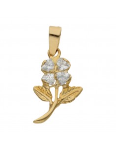 COLGANTE ORO 18KL FLOR...
