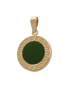 COLGANTE ORO 18KL ESMALTE...