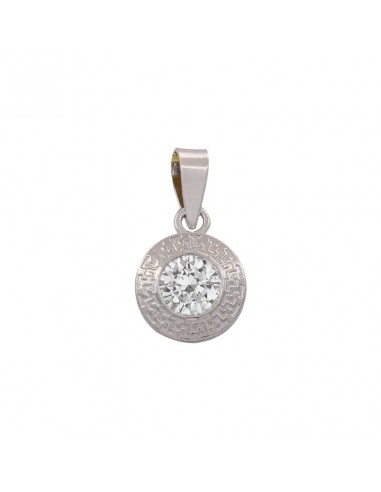 COLGANTE ORO BLANCO 18KL CIRCONITA - 5MM