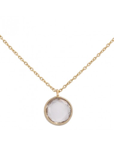GARGANTILLA CIRCULO ORO 18KL CIRCONITA