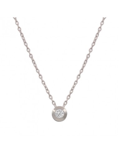 GARGANTILLA ORO BLANCO 18KL CHATON - 5MM