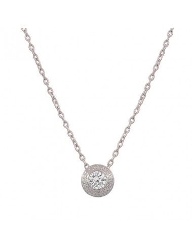 GARGANTILLA ORO BLANCO 18KL CHATON - 7MM