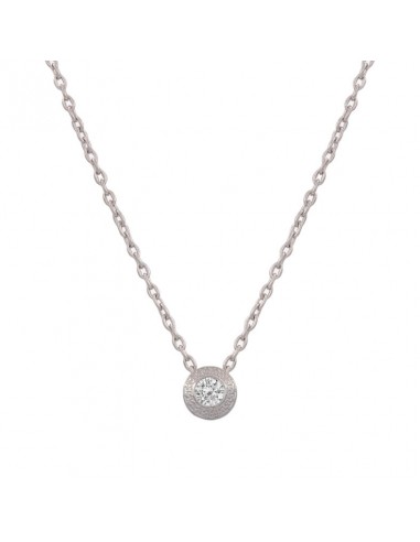 GARGANTILLA ORO BLANCO 18KL CHATON - 5MM