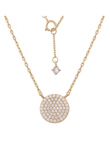 GARGANTILLA CIRCULO ORO 18KL CIRCONITAS