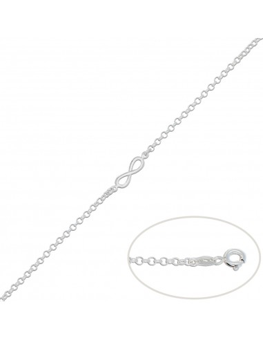 PULSERA INFINITO PLATA 925MM