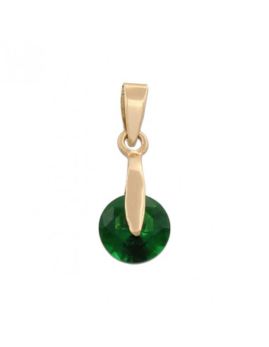 COLGANTE ORO 18KL PIEDRA VERDE