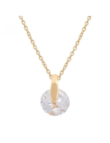 GARGANTILLA ORO 18KL PIEDRA CIRCONITA