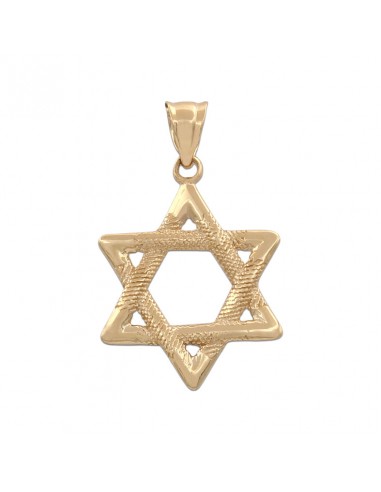 ESTRELLA DE DAVID ORO 18KL - 15X22MM