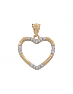 COLGANTE CORAZON ORO 18KL...