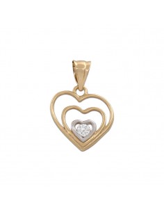 COLGANTE CORAZON ORO 18KL...